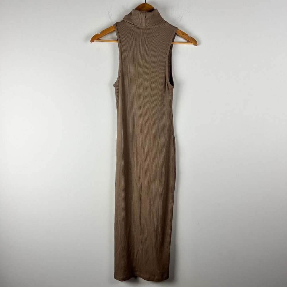 2/$20 Zara Sleeveless Turtle Neck Bodycon Dress M - Picture 4 of 7